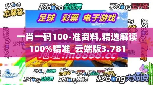 一肖一码100-准资料,精选解读100%精准_云端版3.781