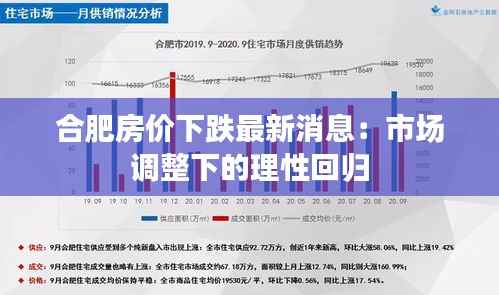 合肥房价下跌最新消息:市场调整下的理性回归