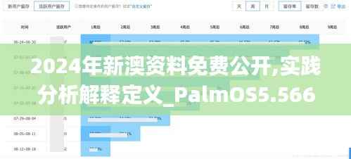 2024年新澳资料免费公开,实践分析解释定义_PalmOS5.566