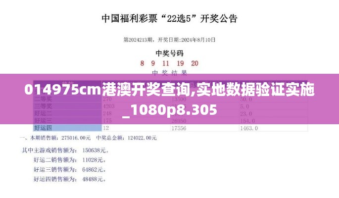 014975cm港澳开奖查询,实地数据验证实施_1080p8.305