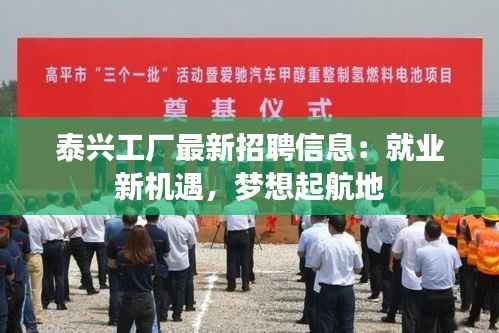 泰兴工厂最新招聘信息：就业新机遇，梦想起航地
