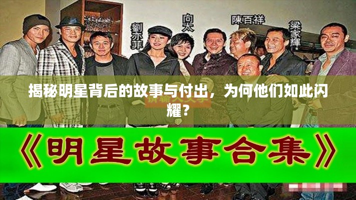 揭秘明星背后的故事与付出,为何他们如此闪耀?