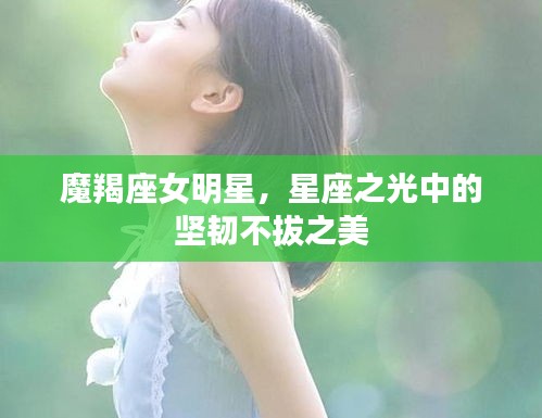 魔羯座女明星,星座之光中的坚韧不拔之美
